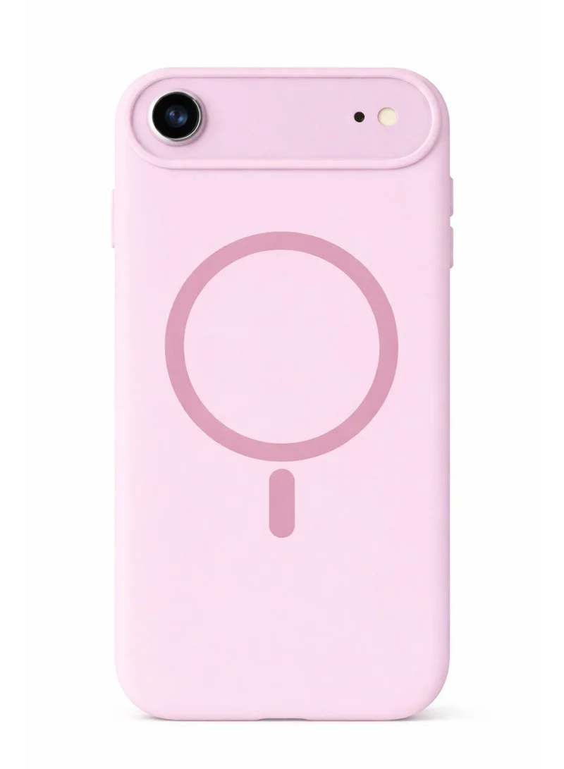 موبكوس جراب Mobcos iPhone 17 Air الوردي الفاخر بتصميم حلقة مميزة، مصنوع من السيليكون الفاخر، مزود بخاصية الشحن اللاسلكي المغناطيسي | ملمس ناعم كالحرير | حماية فائقة ضد الصدمات بمعايير عسكرية | توافق مغناطيسي قوي | غطاء أنيق وفاخر